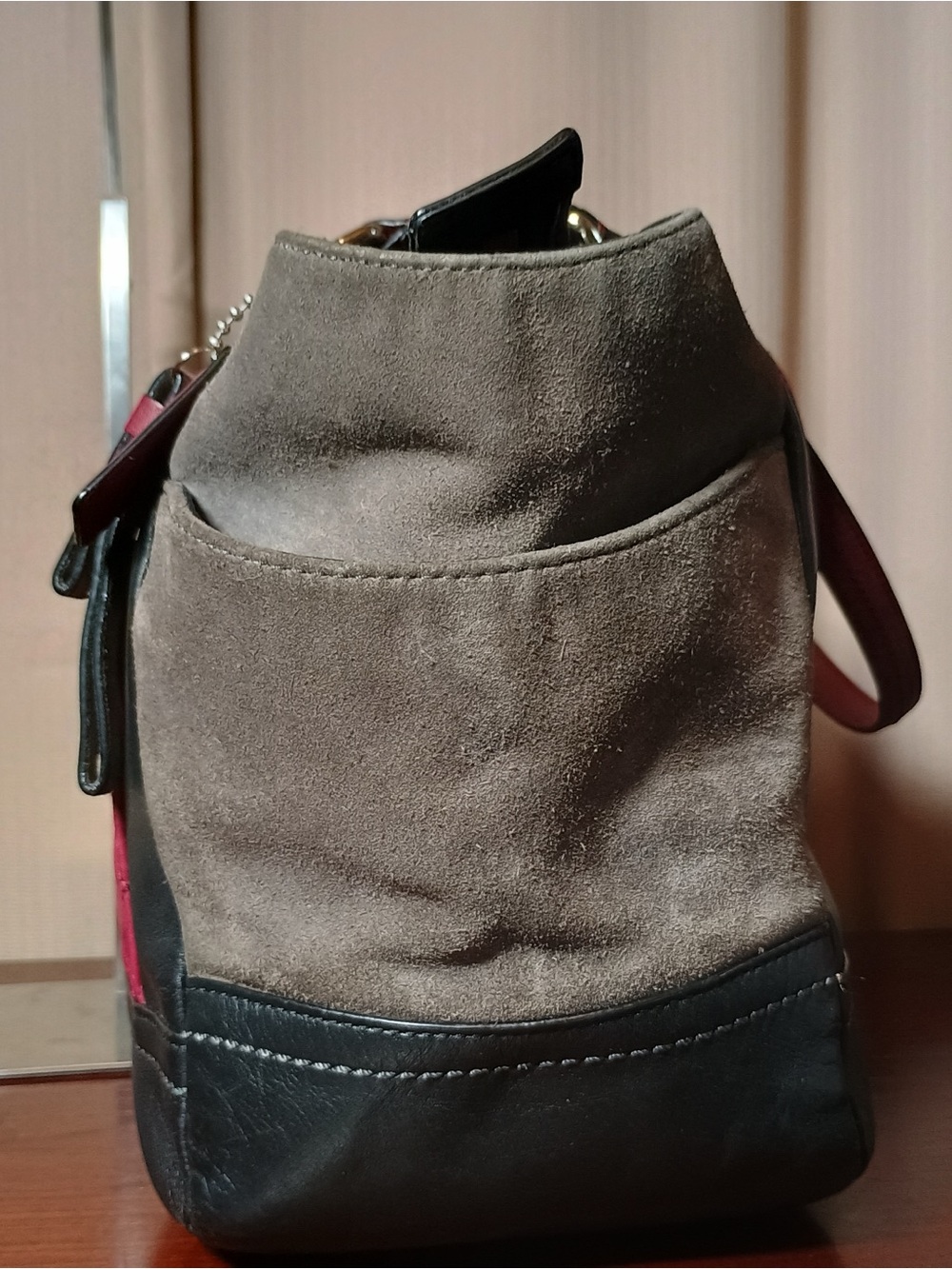 Coach Park Quilted Colorblock Carrie Turnlock Shoulder Bag - Picture 3 of 9